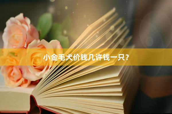 小金毛犬价钱几许钱一只？